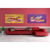 abstract modern paintings. complementary I