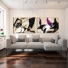 abstract modern paintings for the living room-wind blow