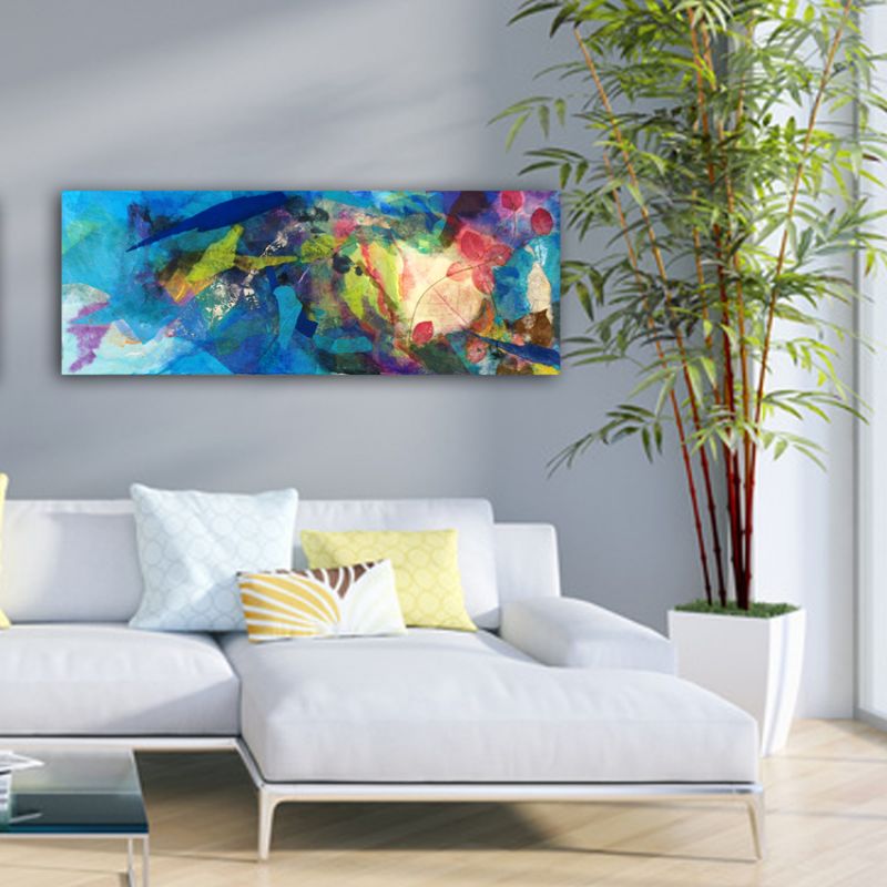modern flower painting for the living room -harmony of colors
