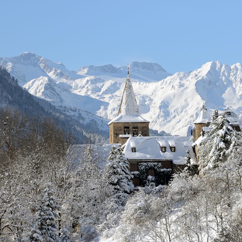 Tableau photographie paysage le clocher de Gessa