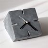 modern table clock to the living room- Cubic