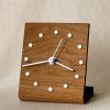 reloj sobremesa  chapado en madera-40468a